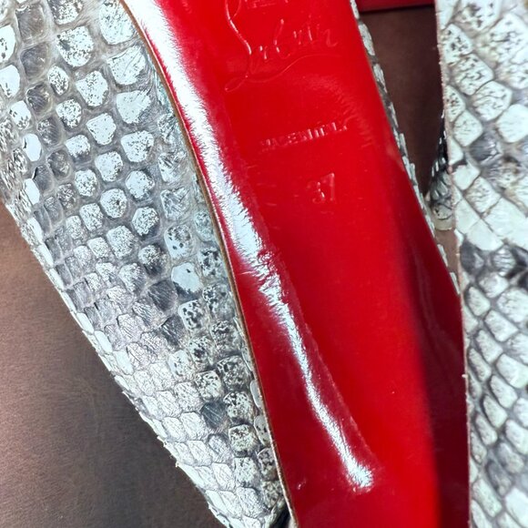 Python sandals Christian Louboutin - Picture 3 of 13